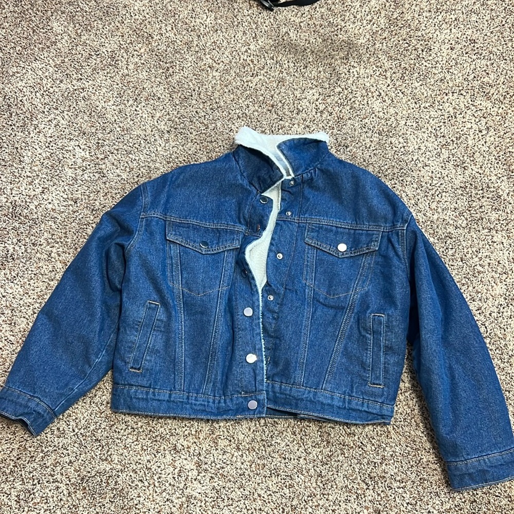 Medium Jean jacket with fur